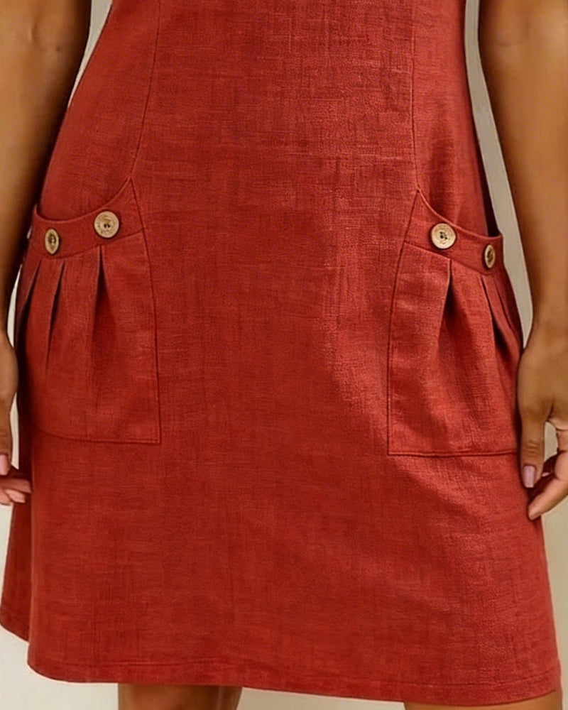 Ela | Jurk Casual Korte Mouw