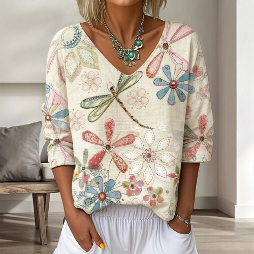 Fien | Top met V-hals