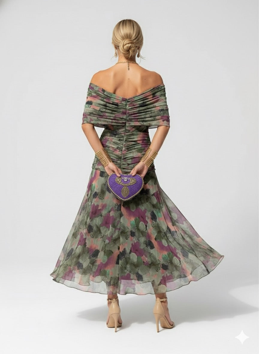 Lilly | een zwierige midi-jurk