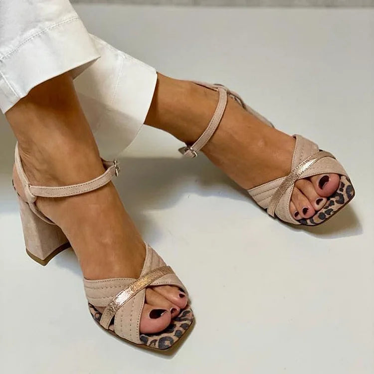 Lorrie | Sandalen met gekruiste hiel
