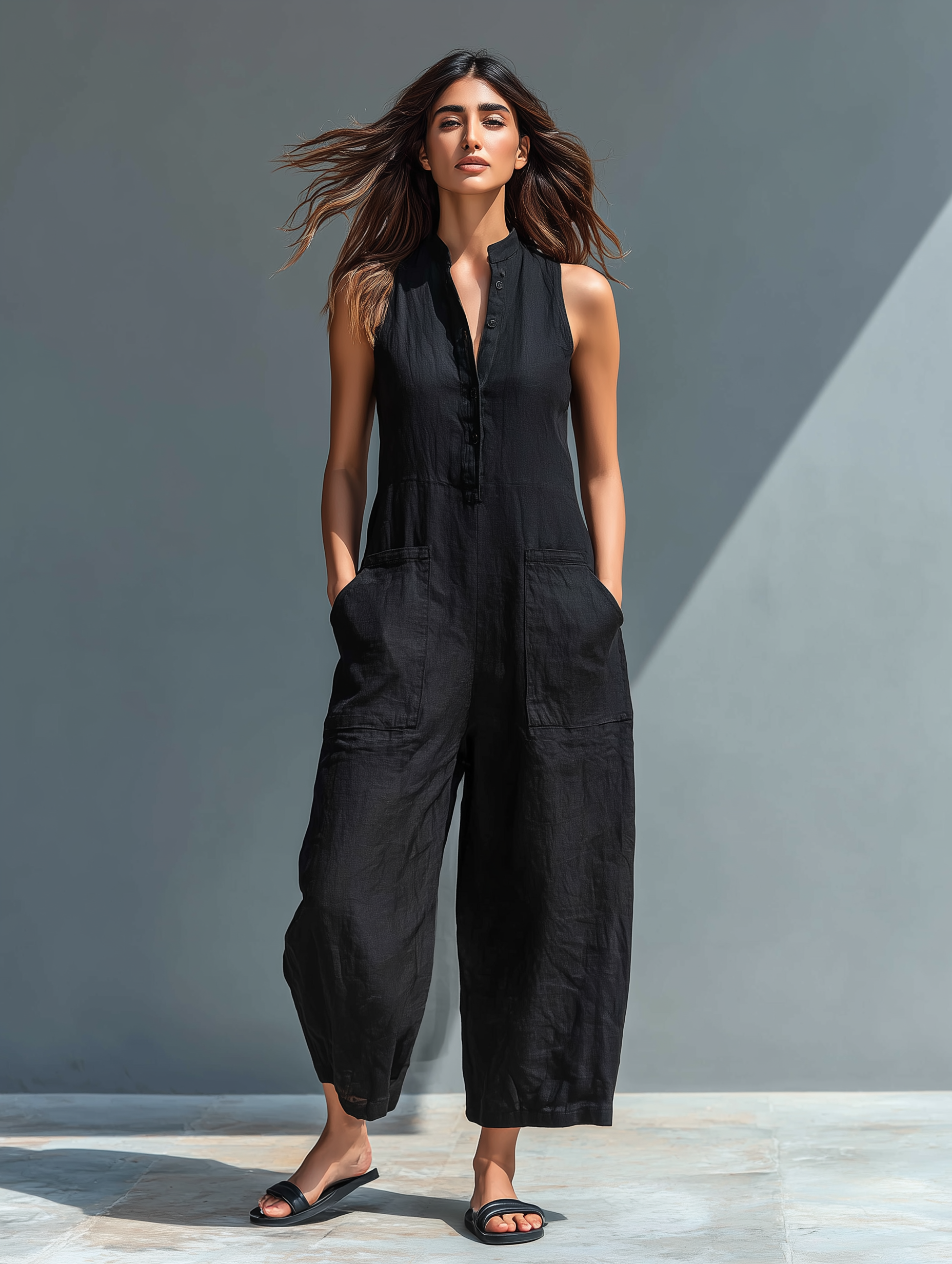Maeven | Elegante mouwloze jumpsuit