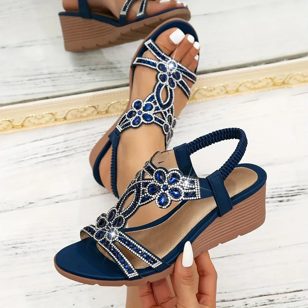 Trivessa | Elegante orthopaedische sleehak sandalen