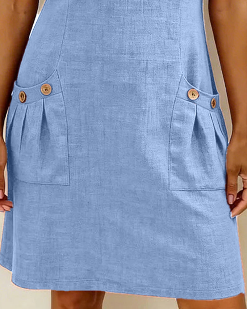 Ela | Jurk Casual Korte Mouw
