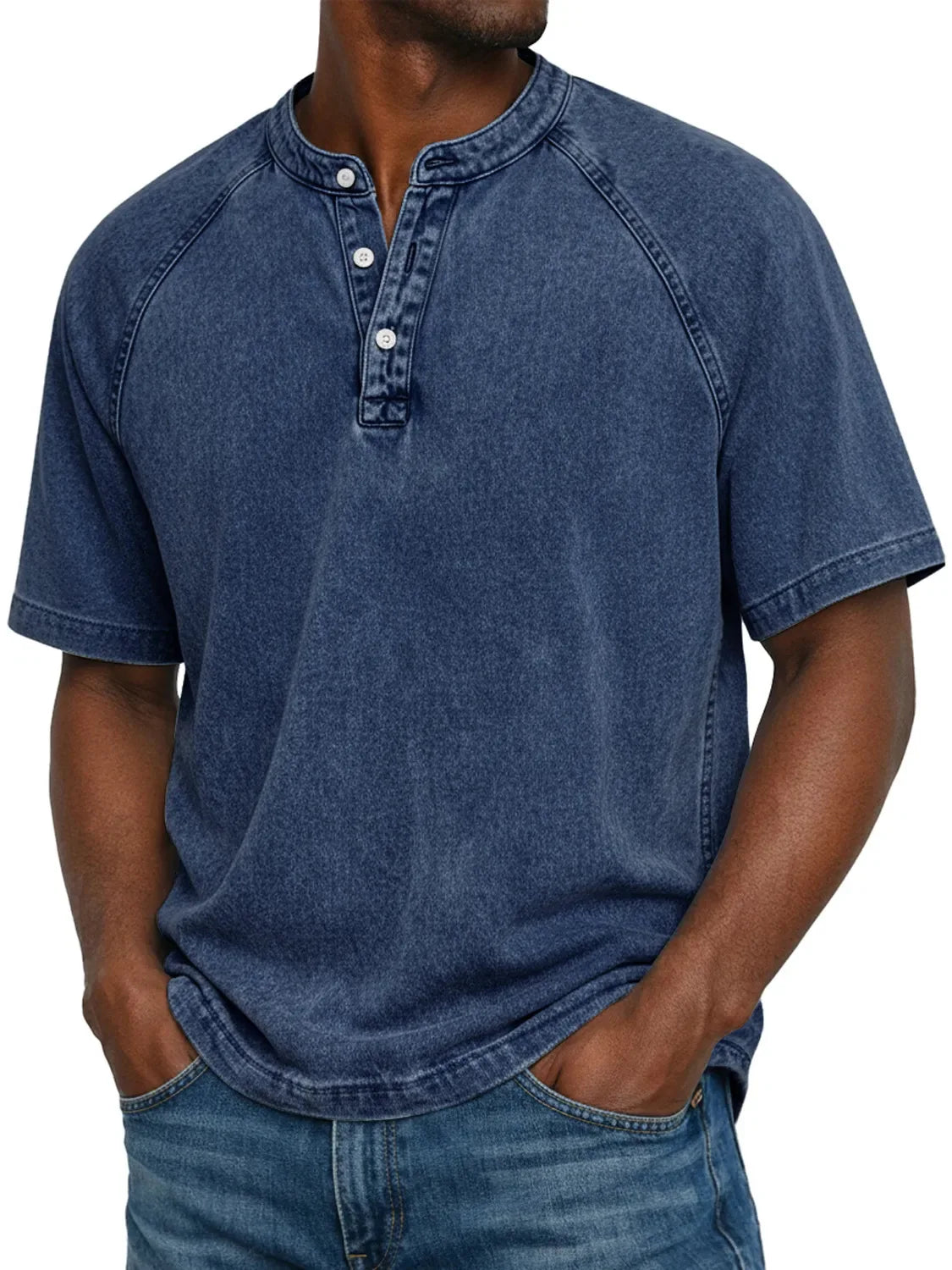Thijs | Vintage Mannen Shirt Met Knopen